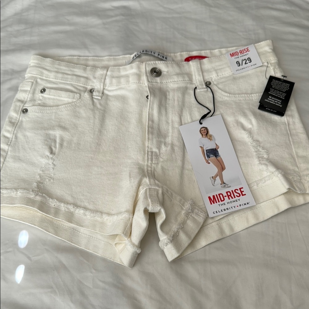 NWT Women's White Denim Shorts
